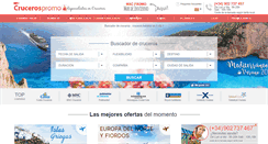 Desktop Screenshot of crucerospromo.es